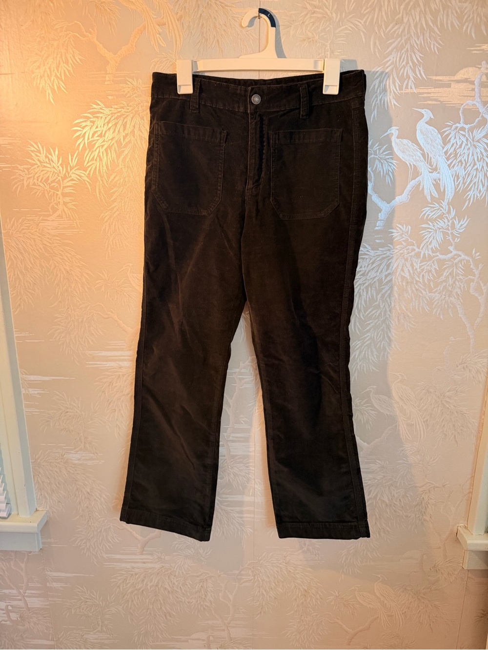 Free People Black Boot Cut Corduroy Pants